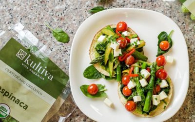 Tostadas Vegetarianas