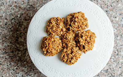 Galletas de avena y zanahoria